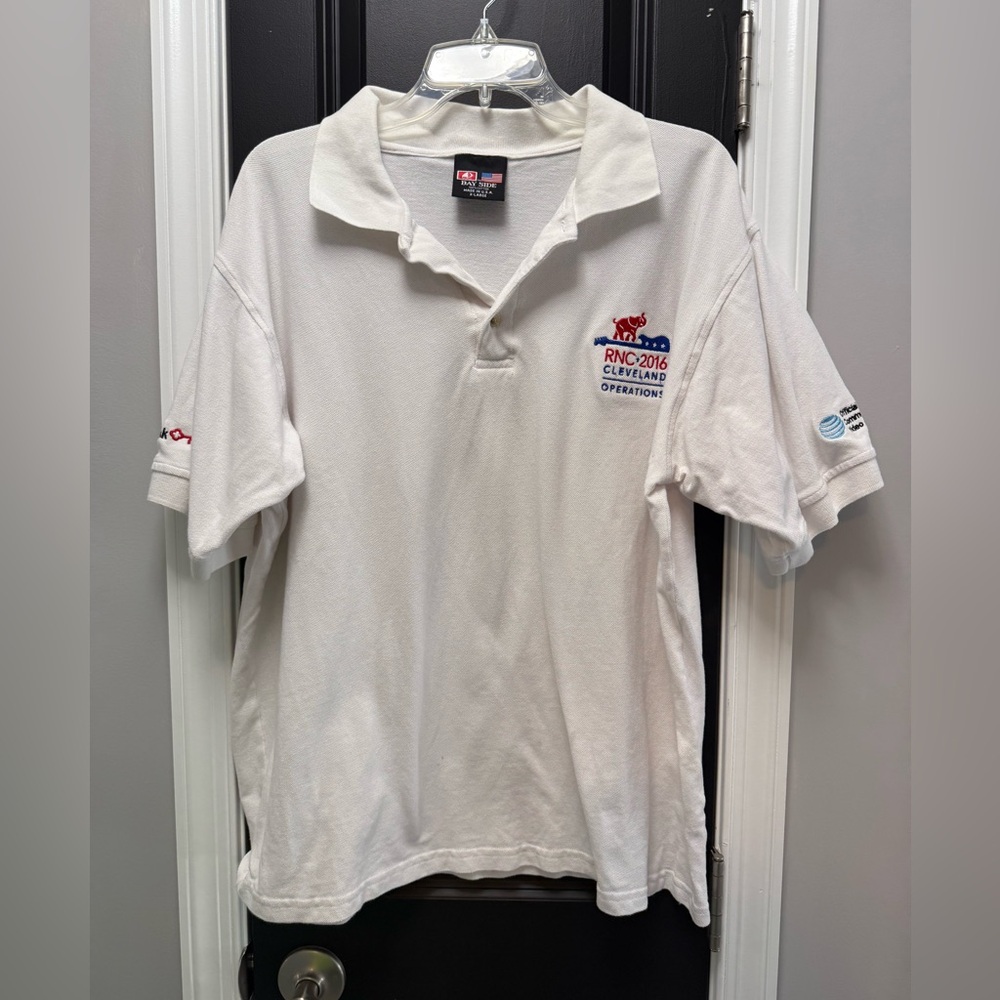 Republican Convention 2016 Cleveland Men's White Polo Shirt